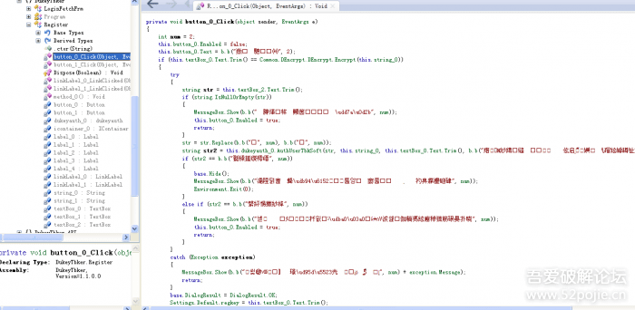 Reflector反汇编出的代码字符串都是乱码,而且