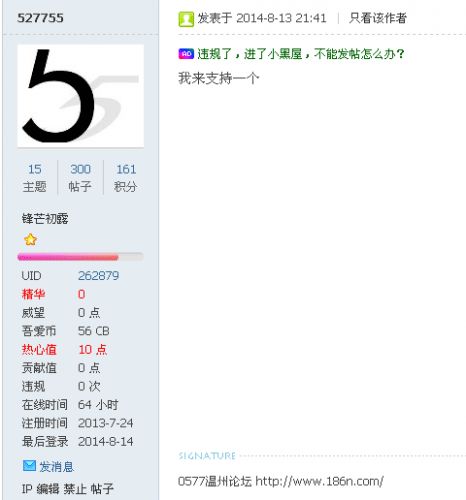 2014年论坛违规、禁言、禁止访问ID名单列表