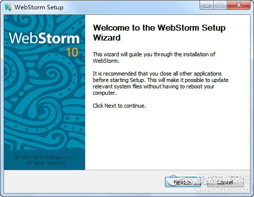 程序猿必备网站开发工具WebStorm 10.0.3 + 注册机