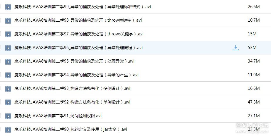 魔乐科技Java8视频教程2015版 - 『动画精品转